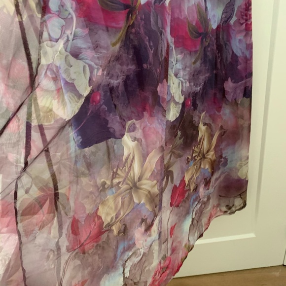 Floral Waist-Defined Dress - Picture 8 of 10